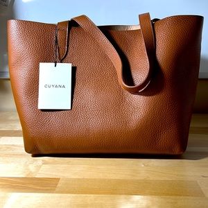 NWT Cuyana structured small leather tote